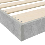 Struttura letto a terra Grigio cemento 90 x 200 cm