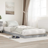 Struttura letto a terra Grigio cemento 90 x 200 cm