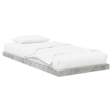 Struttura letto a terra Grigio cemento 90 x 200 cm