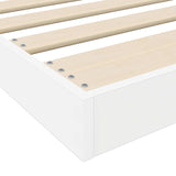 Struttura letto a terra Bianco 100 x 200 cm Legno truciolato