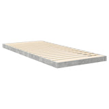 Struttura letto a terra Grigio cemento 100 x 200 cm