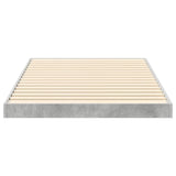 Struttura letto a terra Grigio cemento 100 x 200 cm