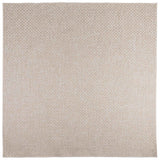 Tappeti per area Quadrato FARO Crema 200 x 200 cm Poliestere