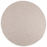 Tappeti per area Rotondo FARO Crema  120 CM Poliestere