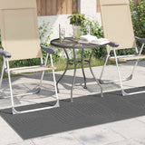 Tappeti per area PALMERAS Antracite 200 x 80 cm Poliestere