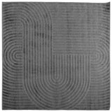 Tappeti per area PALMERAS Antracite 120 x 120 cm Poliestere