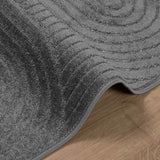 Tappeti per area PALMERAS Antracite 240 x 240 cm Poliestere