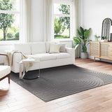 Tappeti per area PALMERAS Antracite 240 x 240 cm Poliestere