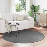 Tappeti per area Rotondo PALMERAS Antracite  200 CM Poliestere