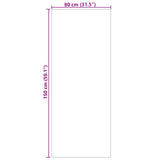 Tappeti per area PALMERAS Crema 150 x 80 cm Poliestere