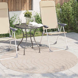 Tappeti per area Rotondo PALMERAS Beige  120 CM Poliestere