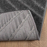 Tappeti per area PALMERAS Antracite 230 x 160 cm Poliestere