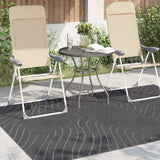 Tappeti per area PALMERAS Antracite 230 x 160 cm Poliestere