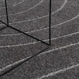 Tappeti per area PALMERAS Antracite 120 x 120 cm Poliestere
