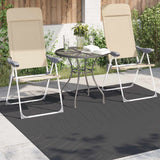 Tappeti per area PALMERAS Antracite 120 x 120 cm Poliestere
