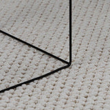 Tappeti per area Quadrato LUGO Crema 240 x 240 cm Poliestere