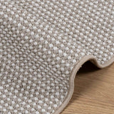 Tappeti per area LUGO Crema e Taupe 240 x 240 cm Poliestere