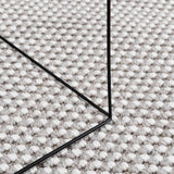 Tappeti per area HUARTE Crema e Grigio 150 x 80 cm Poliestere