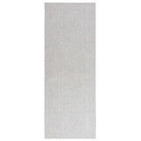 Tappeti per area HUARTE Crema e Grigio 200 x 80 cm Poliestere