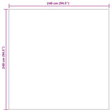 Tappeti per area Quadrato SIROLO Beige 240 x 240 cm Poliestere