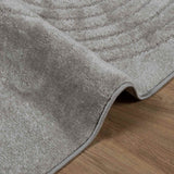 Tappeti per area Quadrato HUARTE Grigio 240 x 240 cm Poliestere