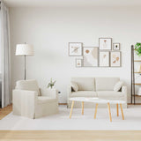 Set di divani 2 pcs Crema 158 x 78 x 80 cm Velluto