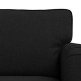 Set di divani 2 pcs Nero 162 x 80 x 85 cm Tessuto