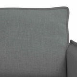 Set di divani 2 pcs Grigio Scuro 156 x 82 x 85 cm Tessuto