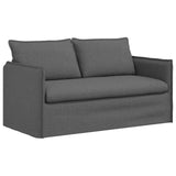 Set di divani 2 pcs Grigio Scuro 156 x 82 x 85 cm Tessuto