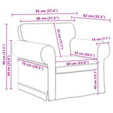 Set di divani 2 pcs Grigio scuro 215 x 82 x 80 cm Tessuto