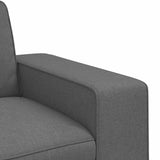 Set di divani 2 pcs Grigio scuro 222 x 80 x 82 cm Tessuto