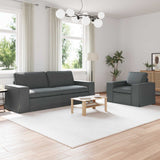 Set di divani 2 pcs Grigio scuro 222 x 80 x 82 cm Tessuto