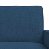 Set di divani 2 pcs Blu 222 x 80 x 82 cm Tessuto