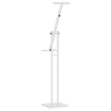 Espositori per Fiere 2 pcs Bianco 26,5 x 26,5 x 150 cm Acciaio