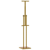 Espositori per Fiere 2 pcs Oro 26,5 x 26,5 x 150 cm Acciaio