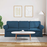Divano Blu 215 x 82 x 80 cm Tessuto