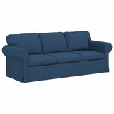 Divano Blu 215 x 82 x 80 cm Tessuto