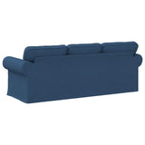 Divano Blu 215 x 82 x 80 cm Tessuto