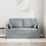 Divano Grigio chiaro 139 x 78 x 80 cm Tessuto