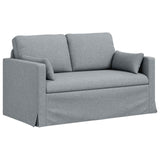 Divano Grigio chiaro 139 x 78 x 80 cm Tessuto