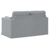 Divano Grigio chiaro 139 x 78 x 80 cm Tessuto