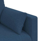 Divano Blu 139 x 78 x 80 cm Tessuto
