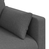 Divano Grigio scuro 198 x 78 x 80 cm Tessuto