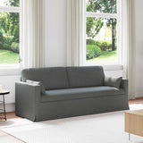 Divano Grigio scuro 198 x 78 x 80 cm Tessuto