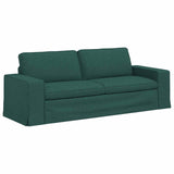 Divano Verde Scuro 222 x 80 x 82 cm Tessuto