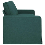 Divano Verde Scuro 222 x 80 x 82 cm Tessuto