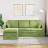 Divano Verde chiaro 198 x 134 x 80 cm Velluto