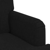 Divano Nero 162 x 80 x 85 cm Tessuto