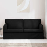 Divano Nero 162 x 80 x 85 cm Tessuto