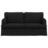 Divano Nero 162 x 80 x 85 cm Tessuto